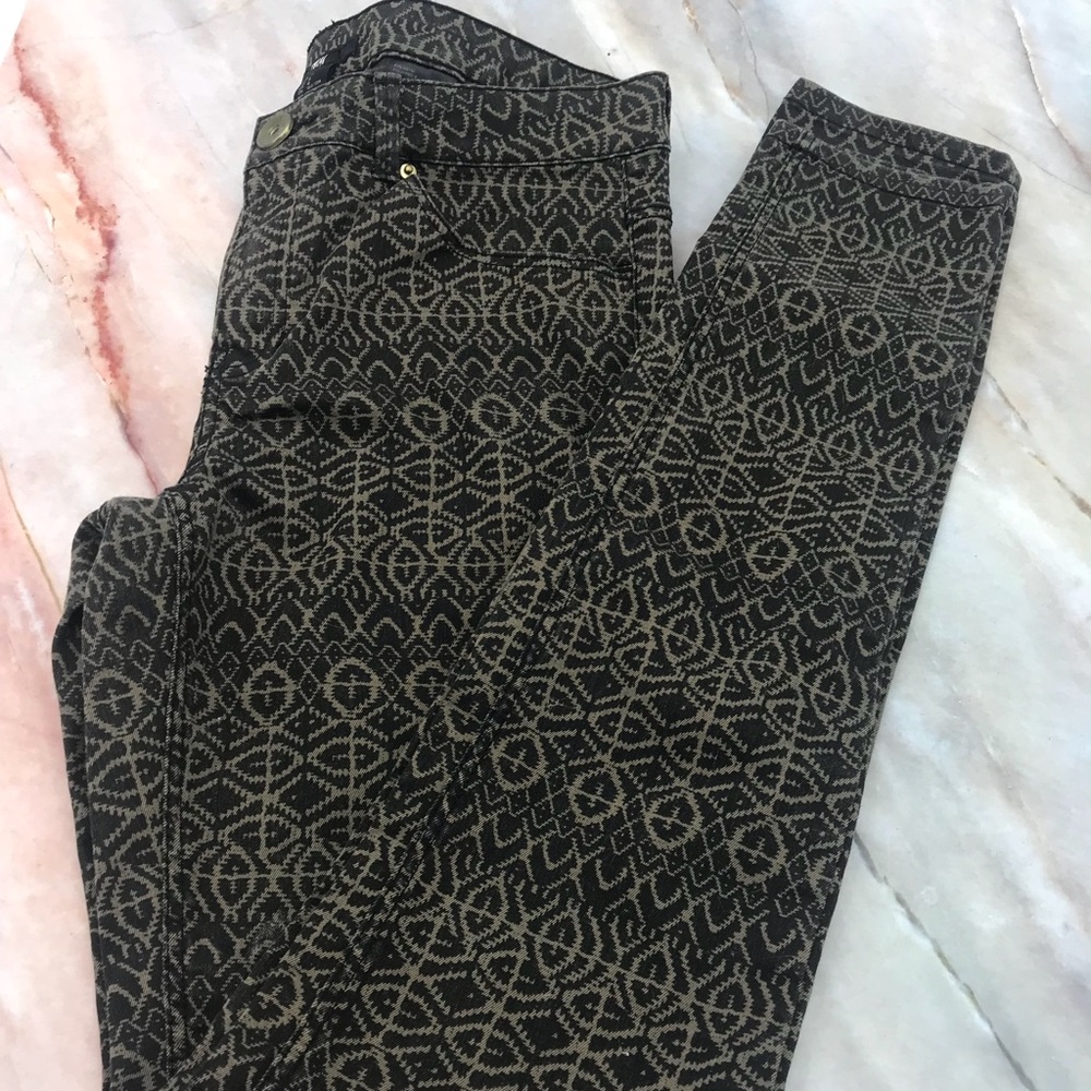 H&M Tribal Print Jeans